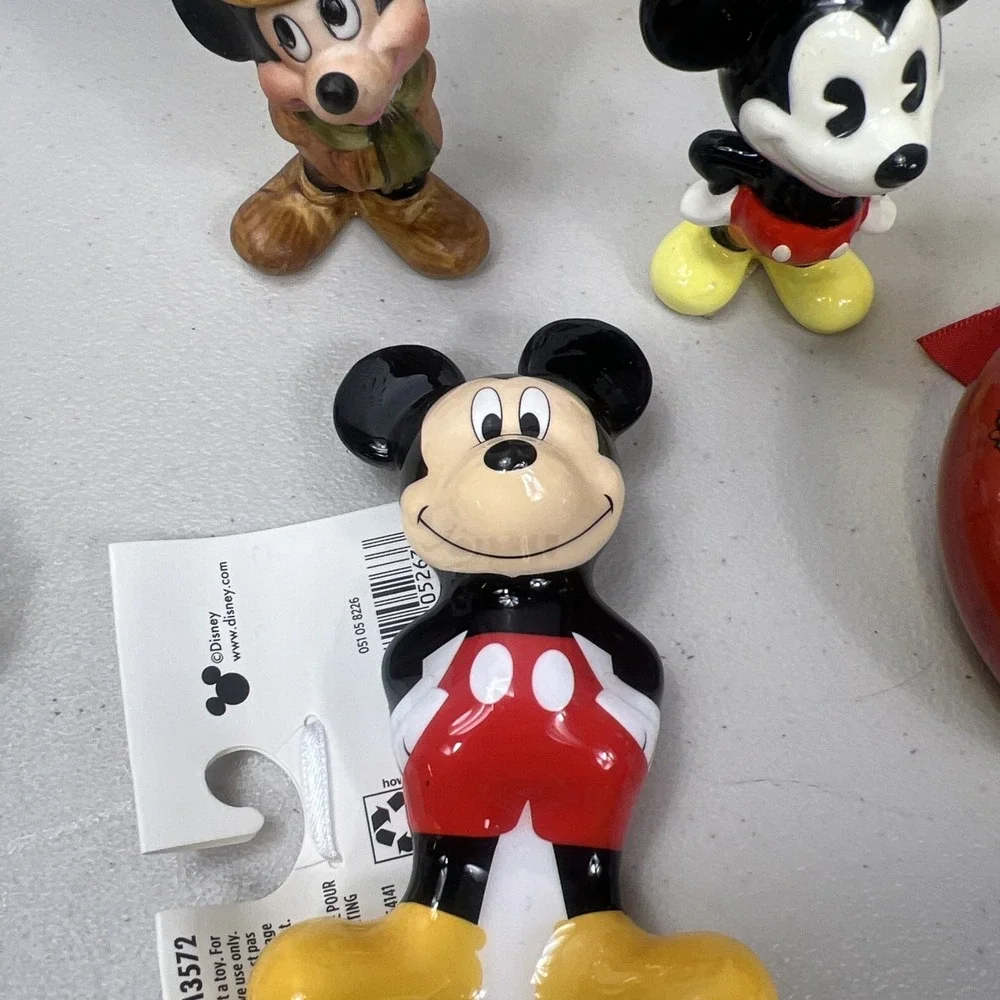 Disney‎ Mickey Mouse Christmas ornament Lot of 8